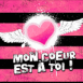 Coeur emo "Mon coeur est  toi"