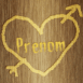 Gravez votre prénom dans le bois!