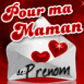 Lettre "Pour ma maman"