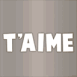 Enchaînement de panneaux "Je t'aime"