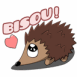 Hérisson "Bisous"